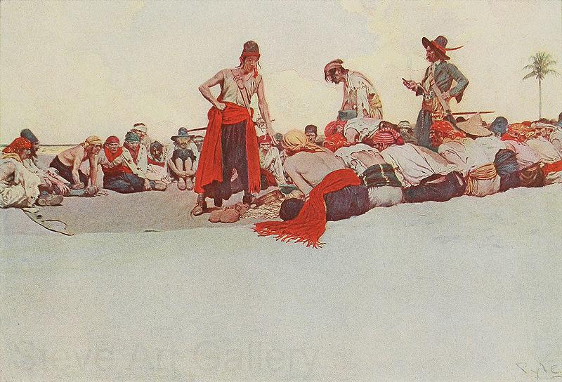 Howard Pyle So the Treasure was Divided Spain oil painting art